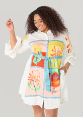 Ruffled Amore Shirtdress