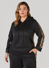 Animal Striped Hoodie