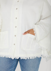 Bell Sleeved Denim Poncho