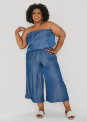 Sage Green Wide Leg Culottes