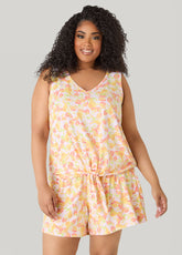 Moon To Noon Fruit Print Short Set