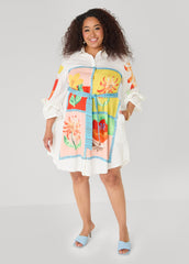 Ruffled Amore Shirtdress