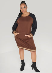 Raglan French Terry Sneaker Dress