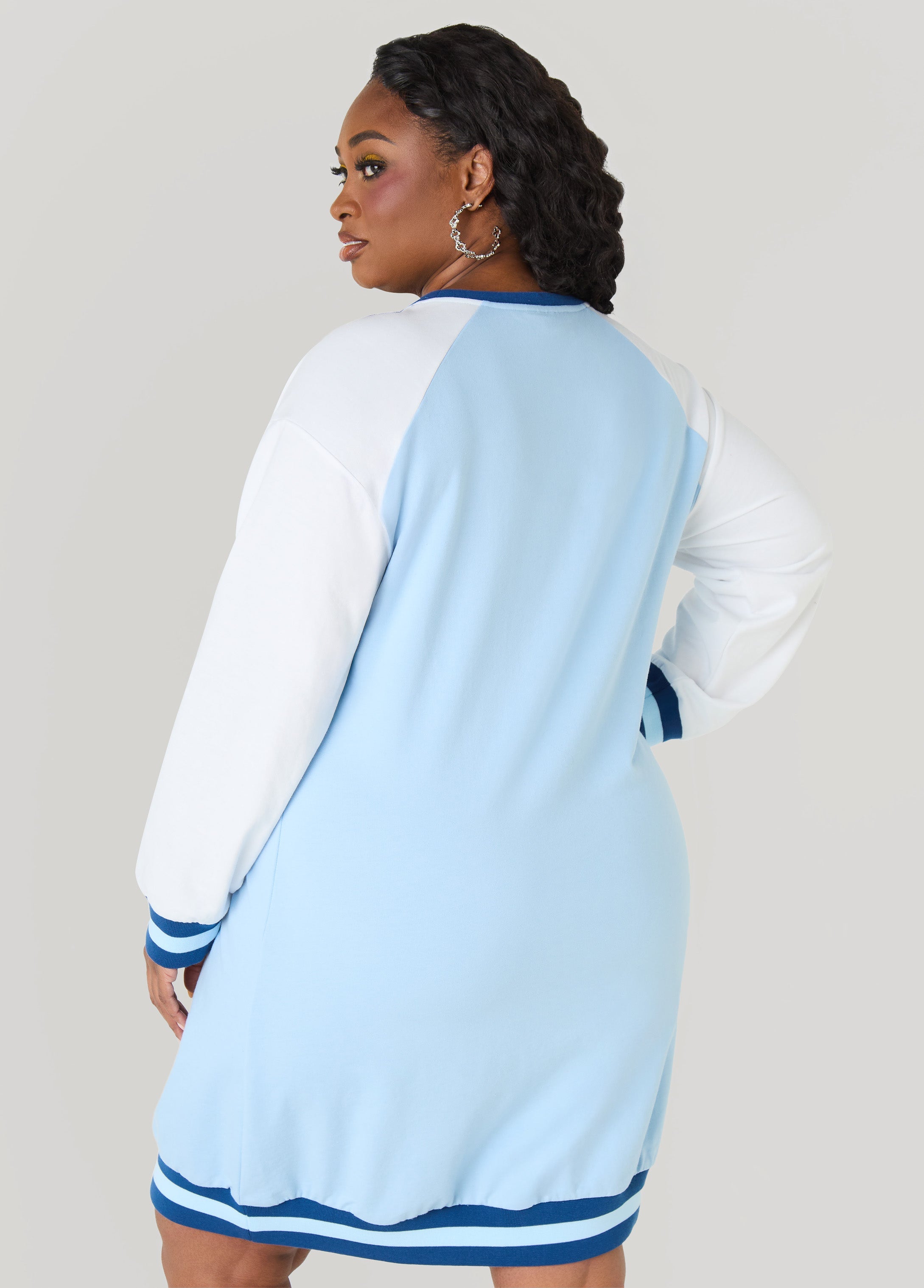 Raglan French Terry Sneaker Dress