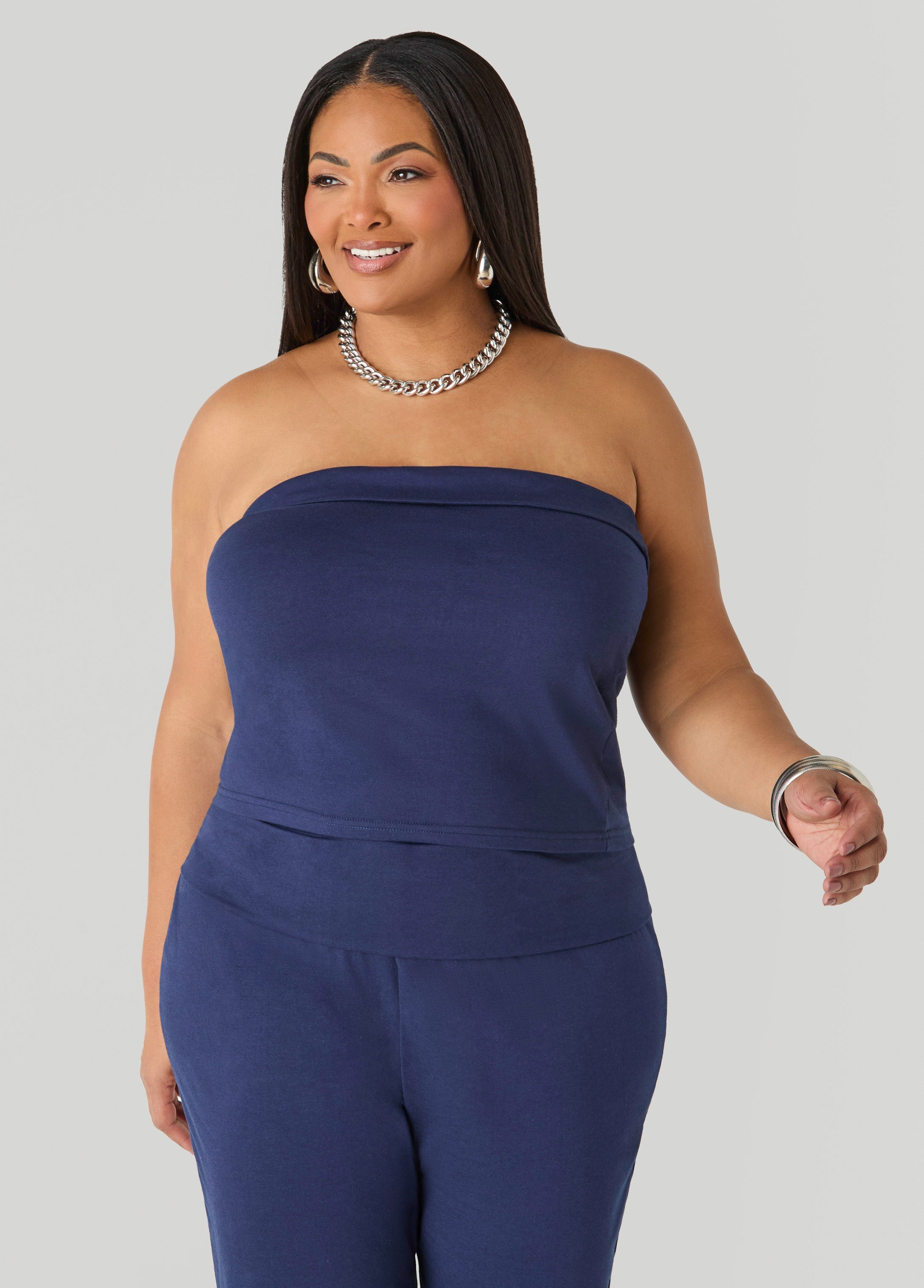 Foldover Tube Top