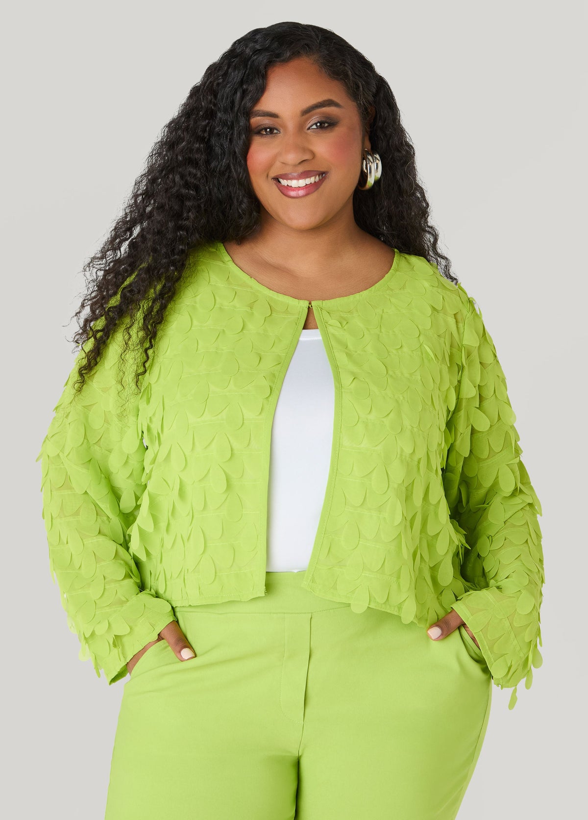 Cropped Petal Jacket