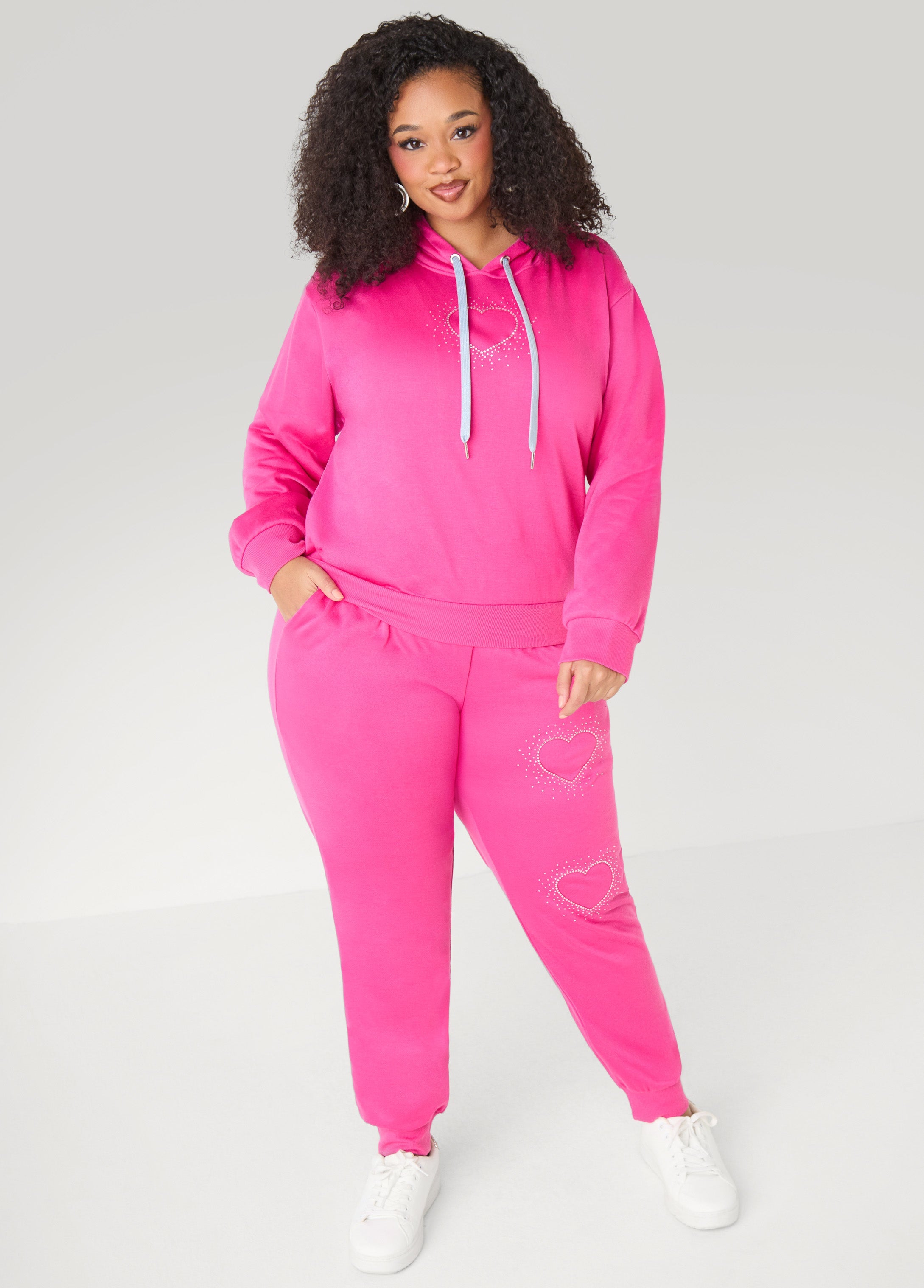 Crystal Heart Joggers