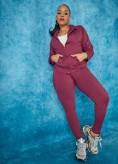 Zip Front Athletic Jacket