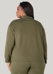 Crystal V Neck Pullover