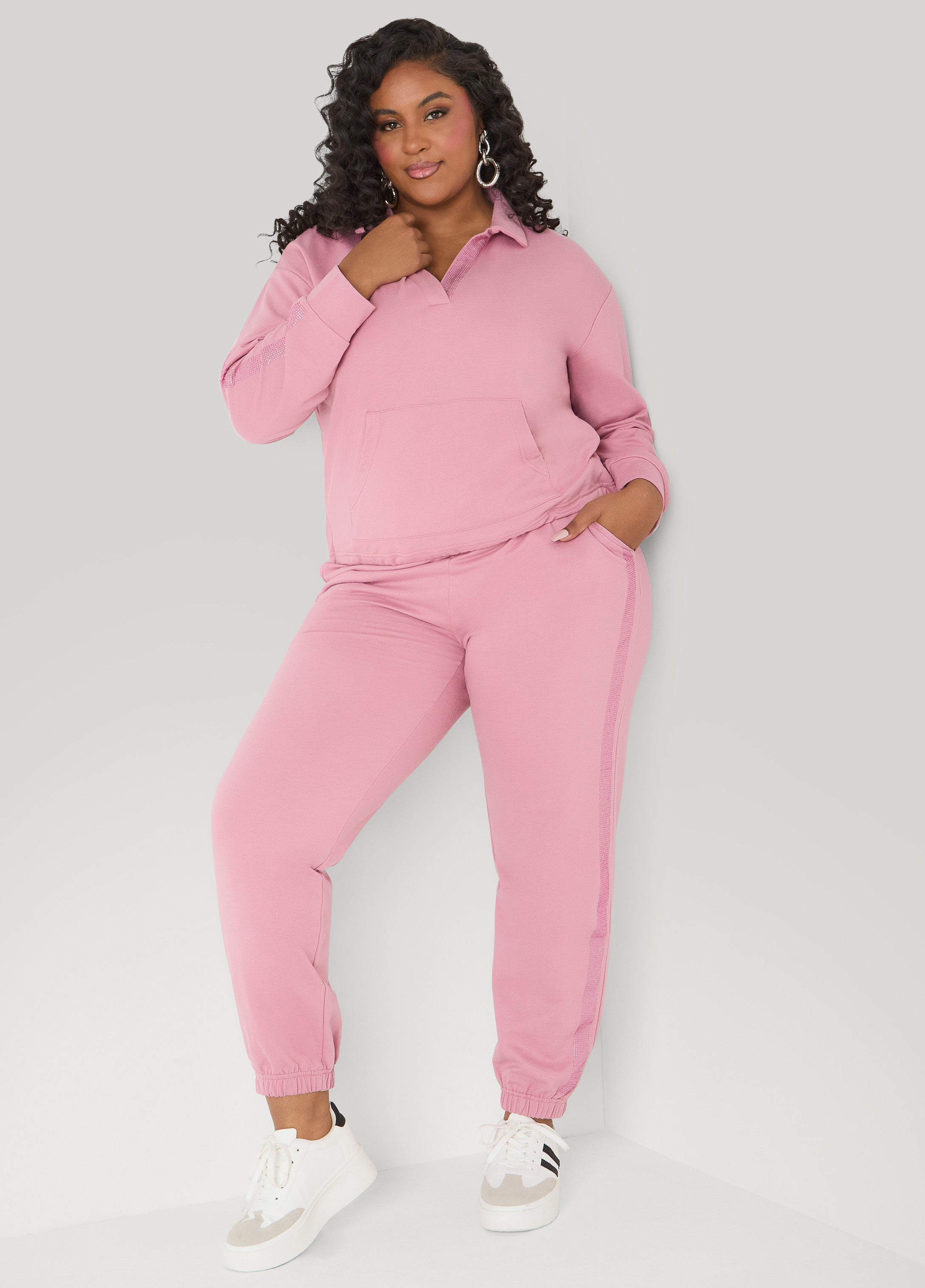 Crystal V Neck Pullover