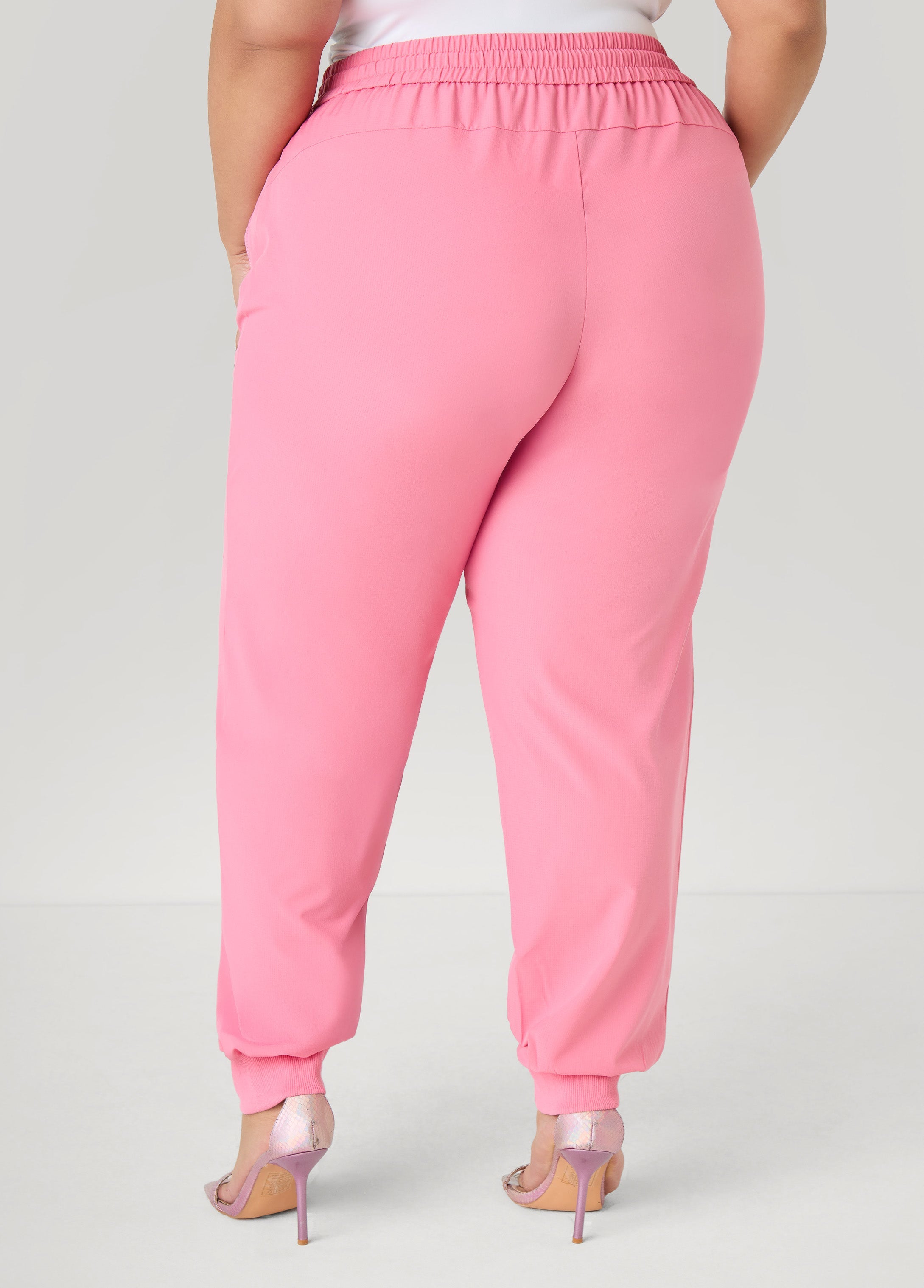 Drawstring Mid Rise Joggers