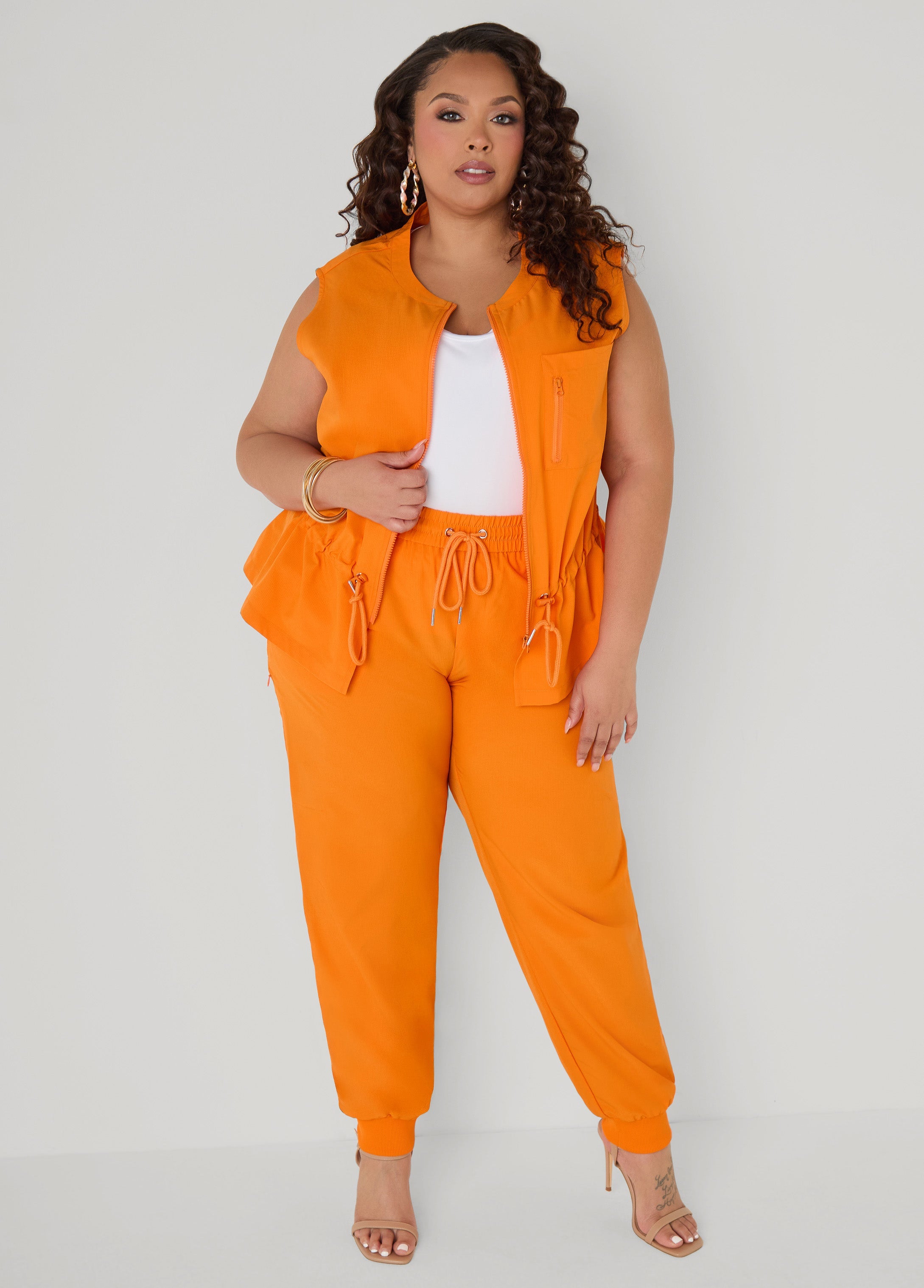 Storm Flap Drawstring Vest