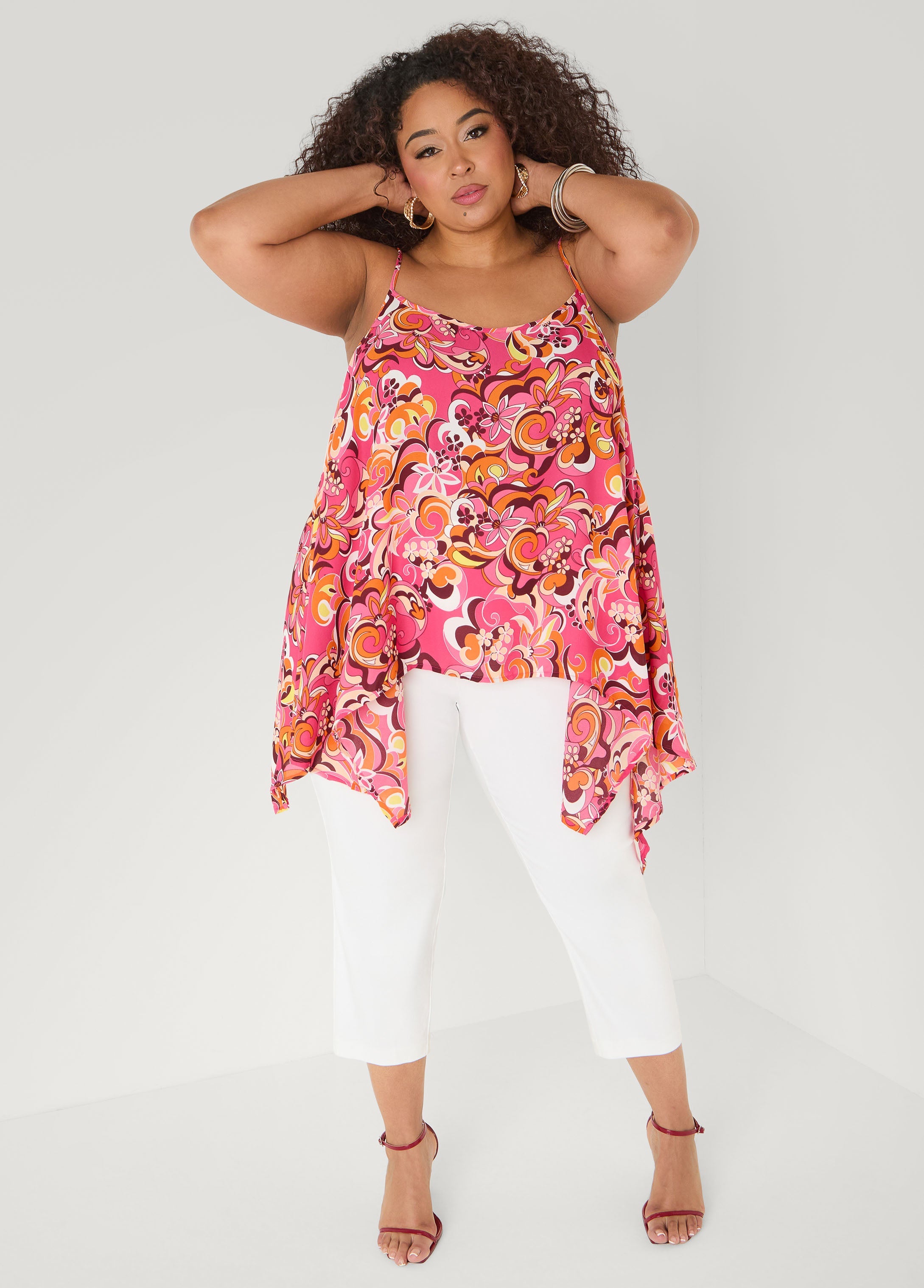Paisley Print Handkerchief Tank