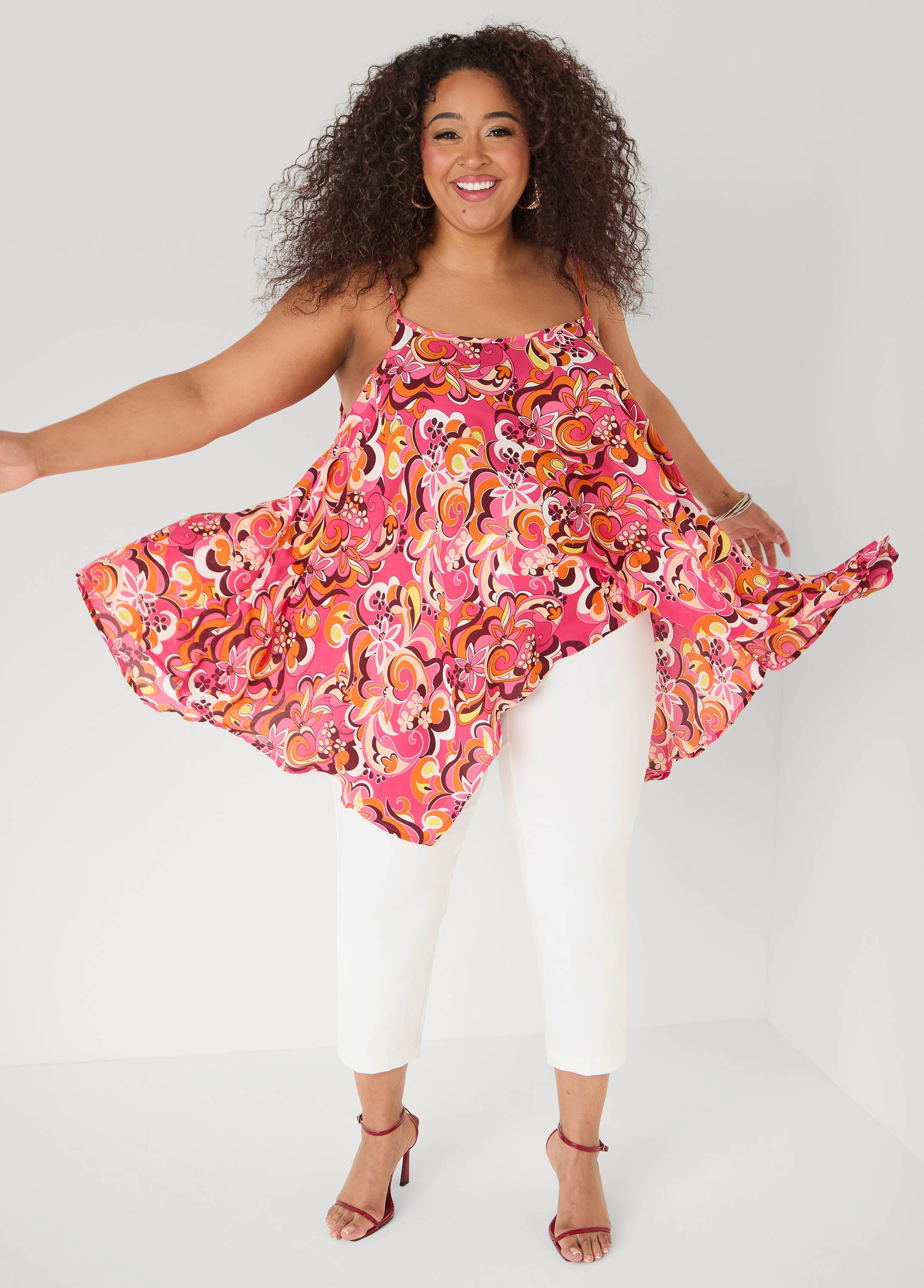 Paisley Print Handkerchief Tank