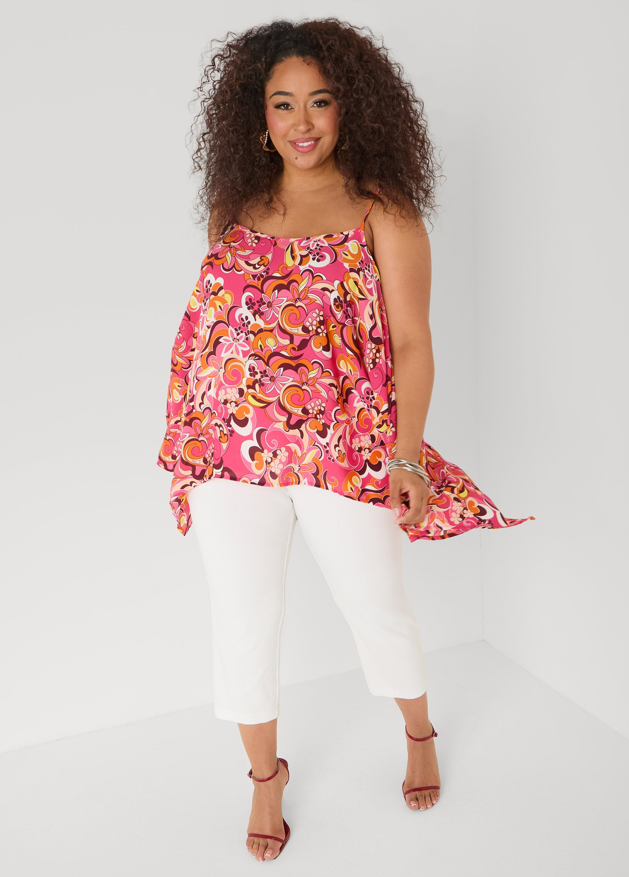 Paisley Print Handkerchief Tank