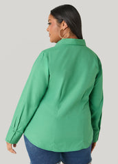 Tall Collared Cotton Blend Shirt