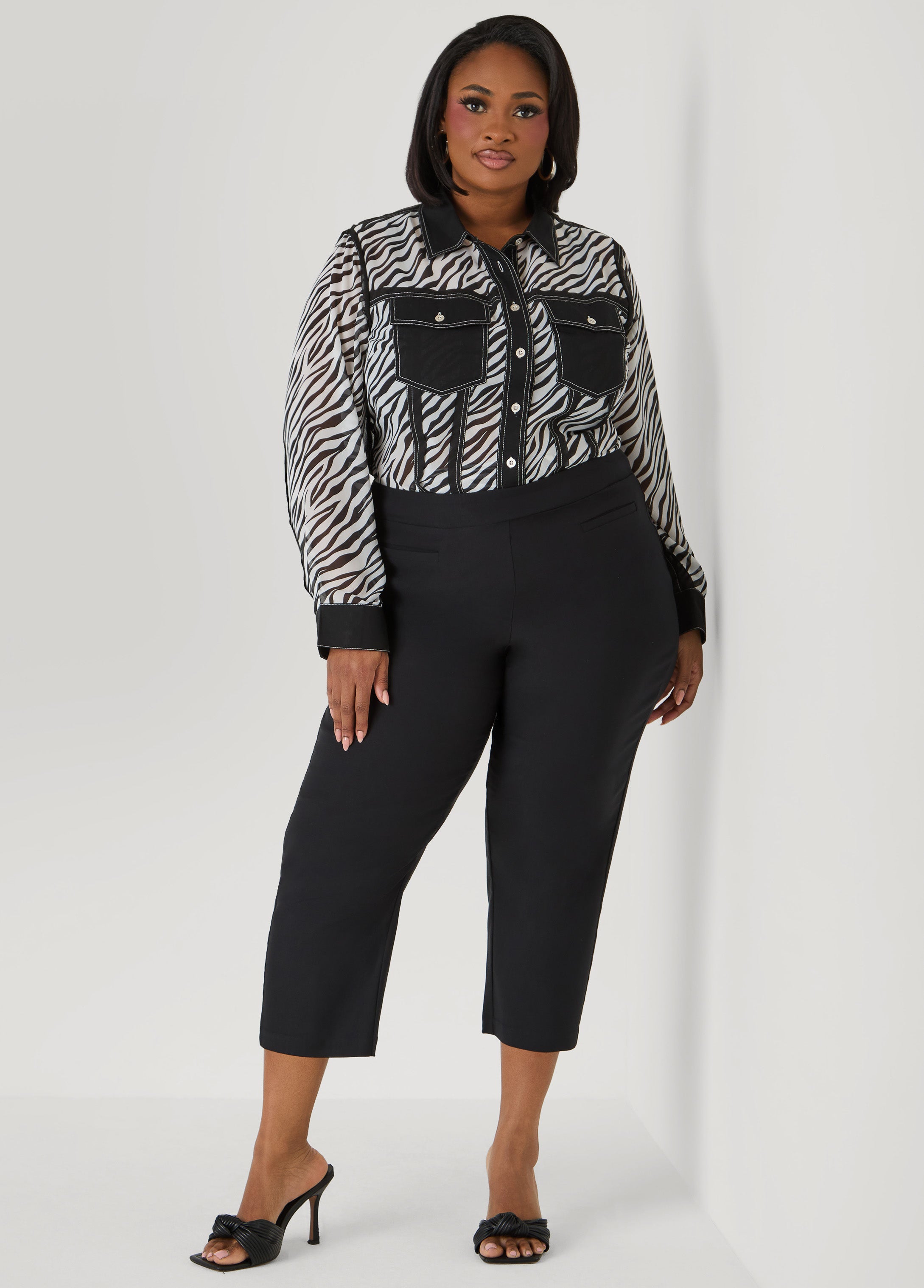 Zebra Organza Shirt