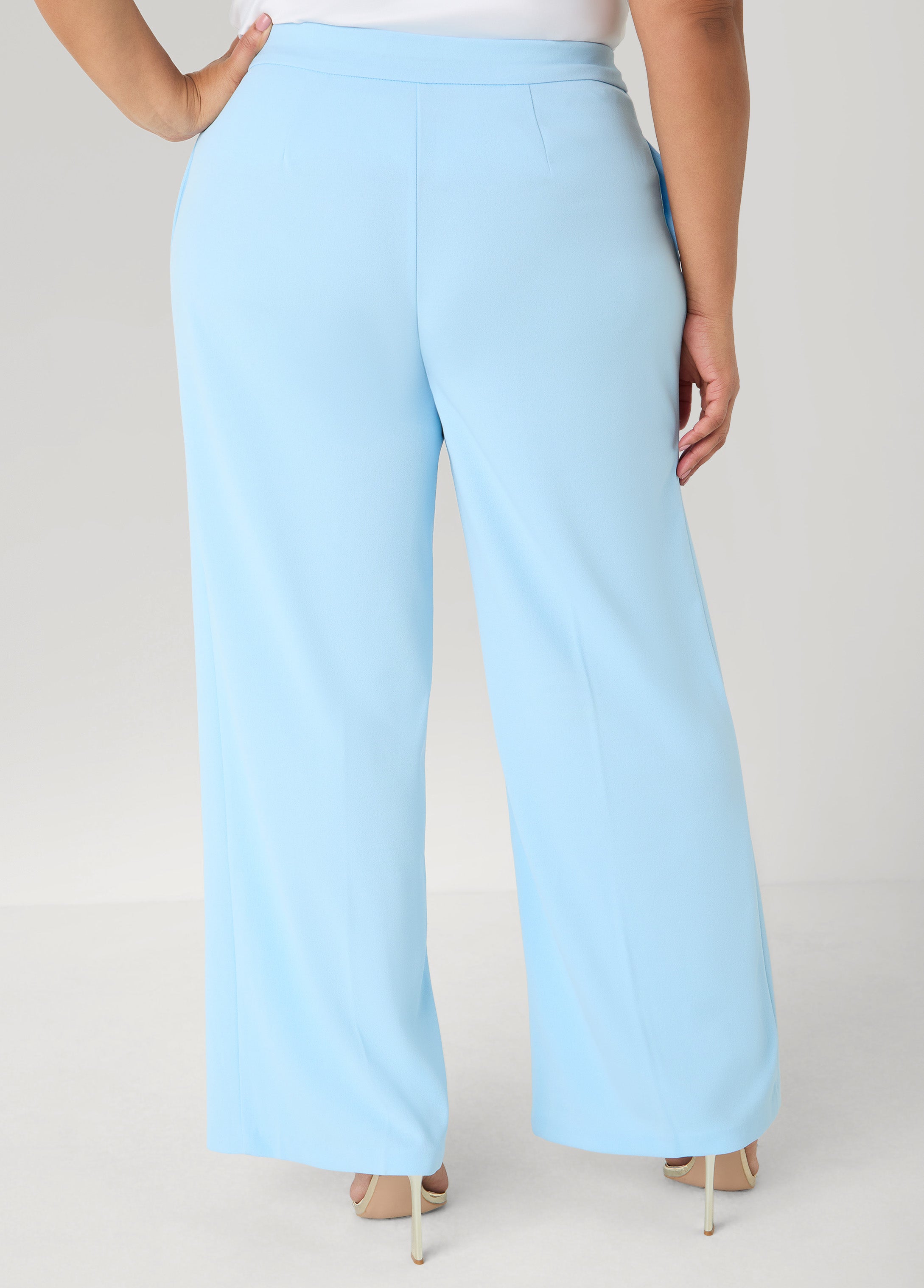 Pull On Straight Leg Pants