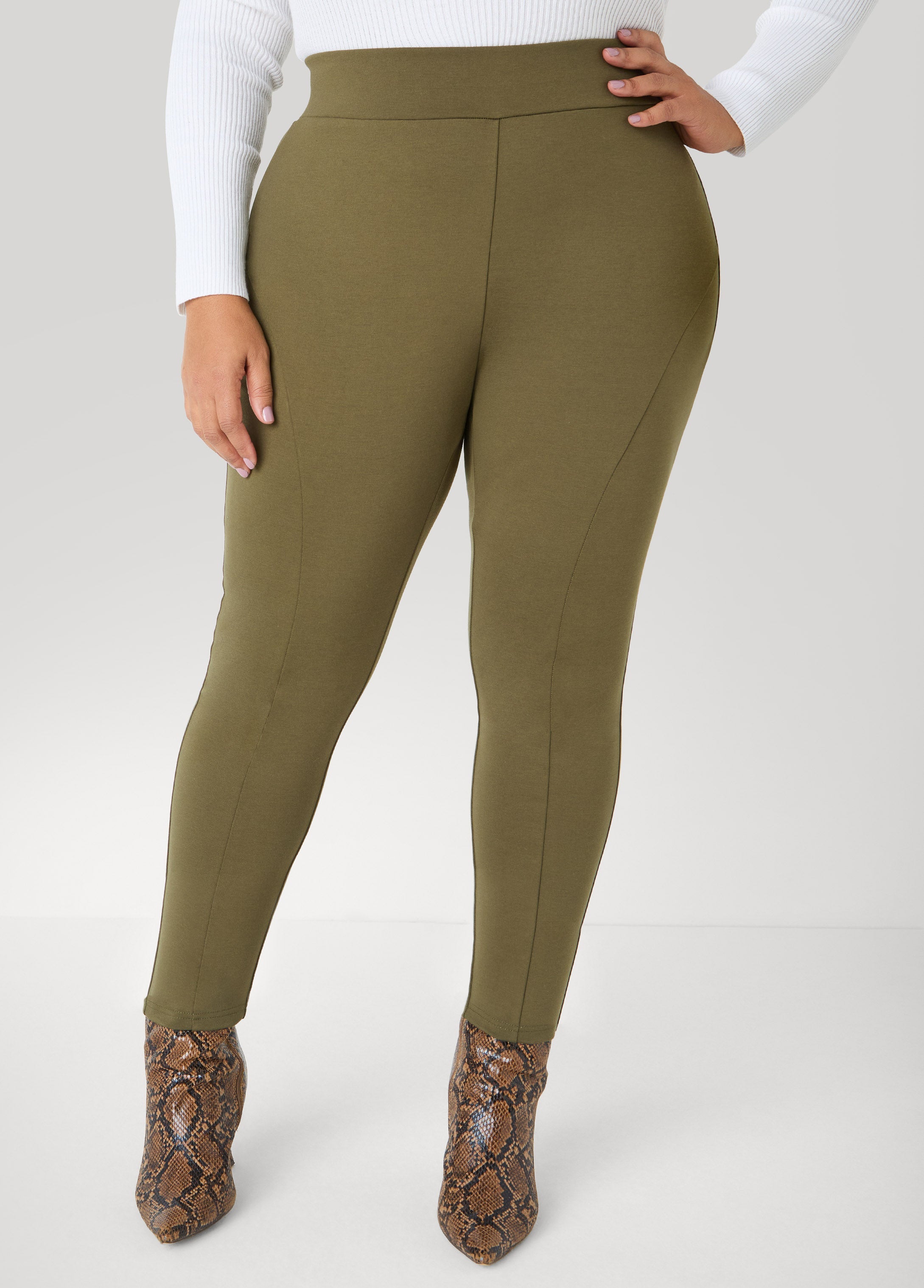 Seam Detailed Ponte Leggings