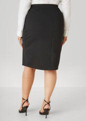 Pull On Ponte Skirt