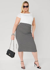 Millennium Geo Print Skirt