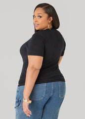 Metallic Aries Queen Graphic Tee