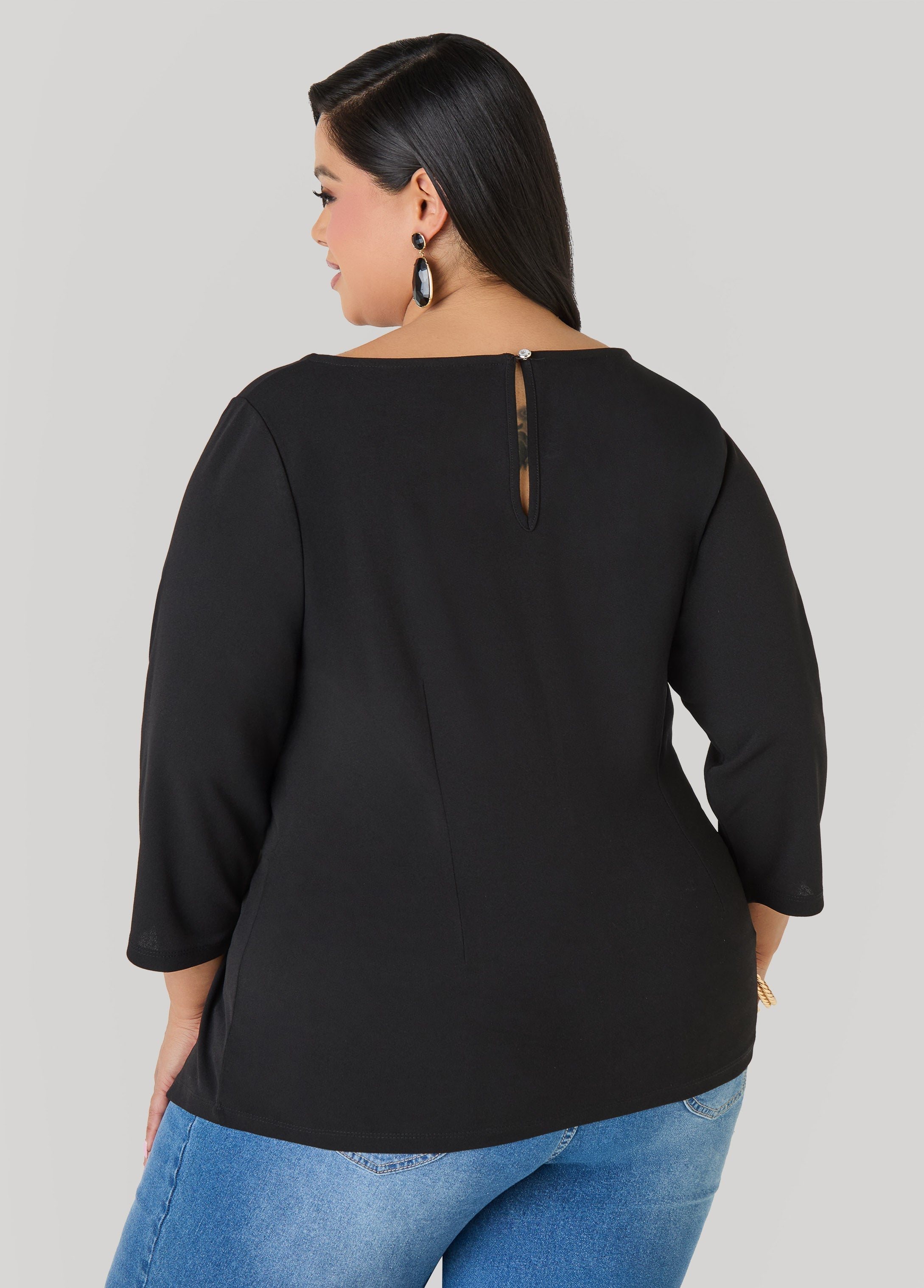 Knotted Boat Neck Top