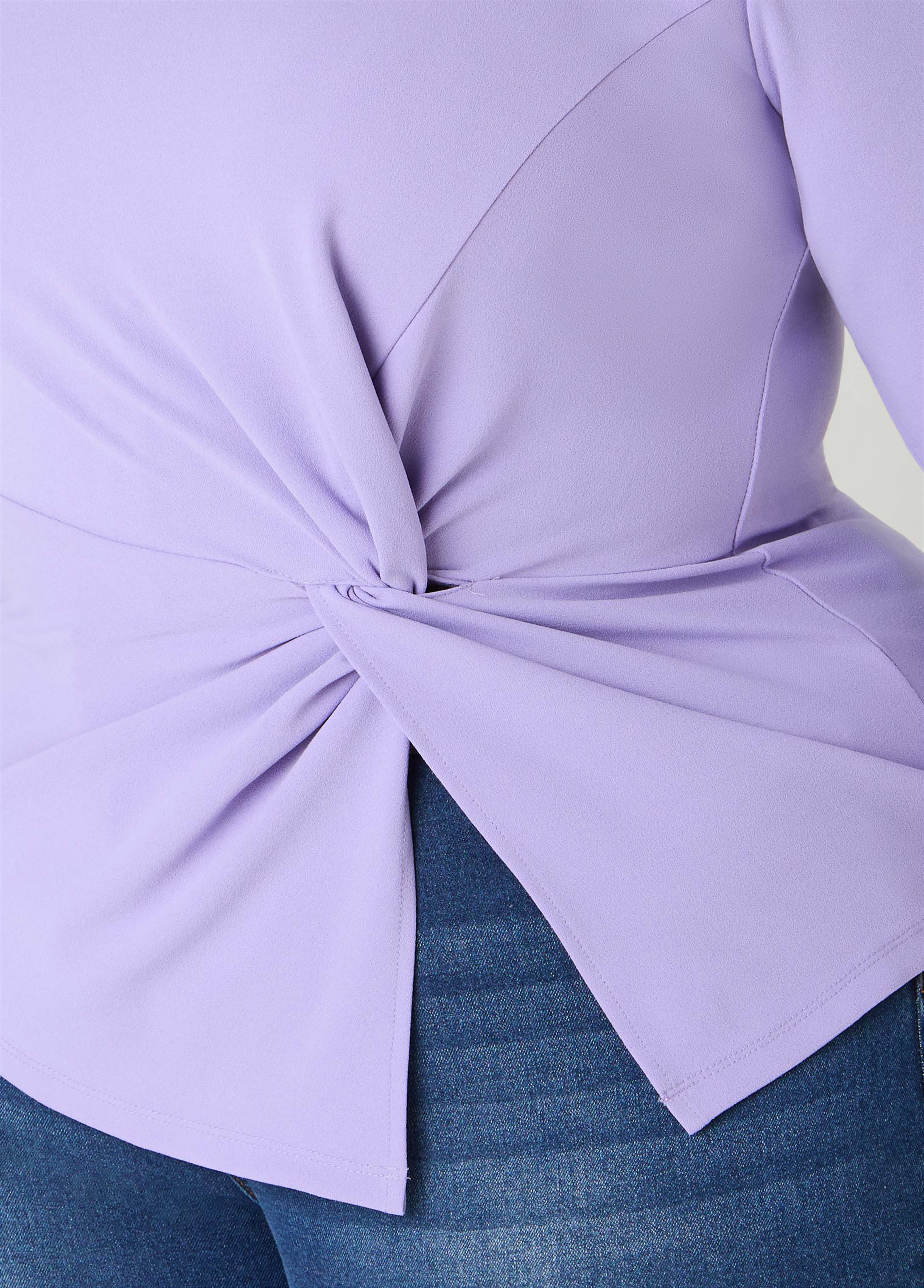 Knotted Boat Neck Top