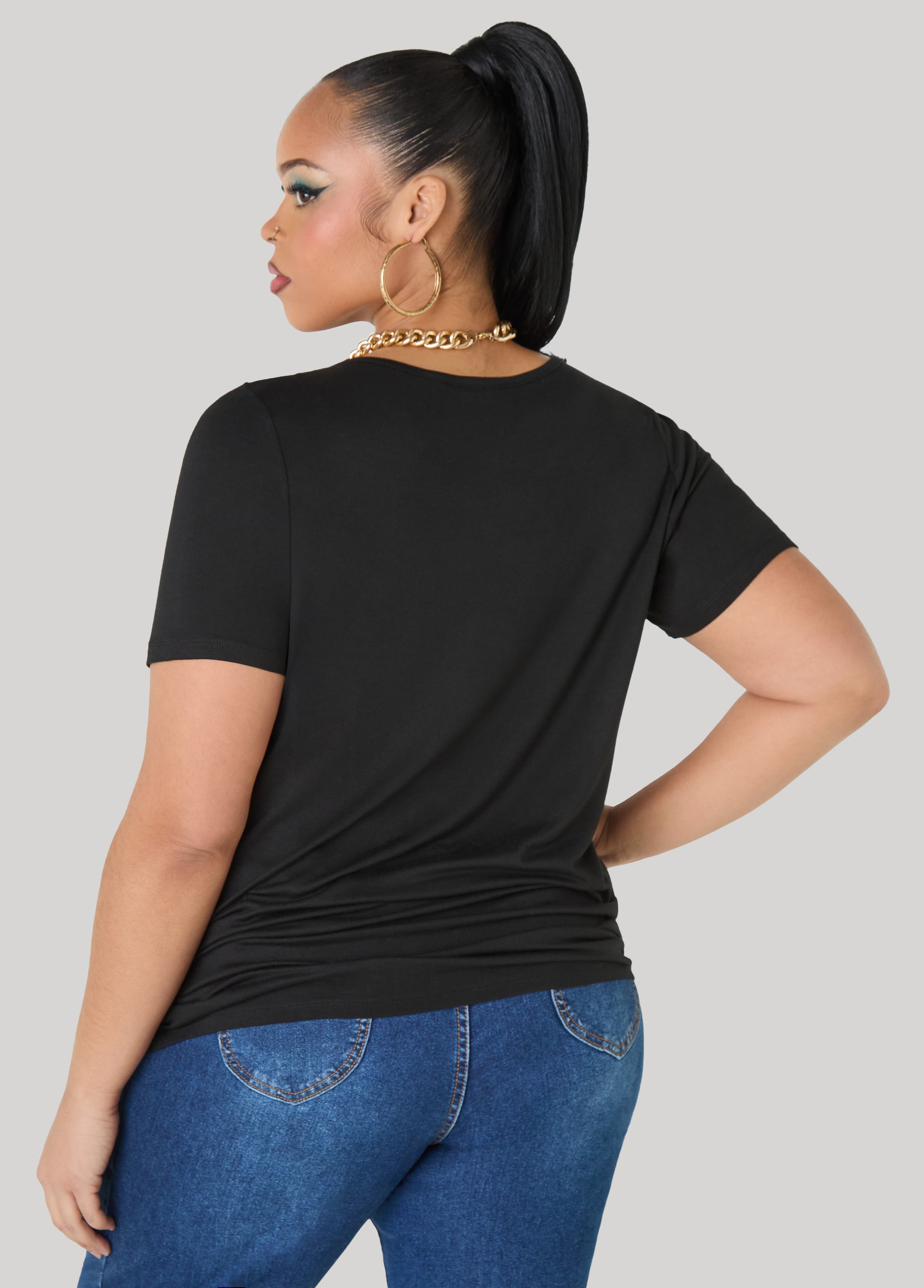 Basic Crewneck Jersey Tee