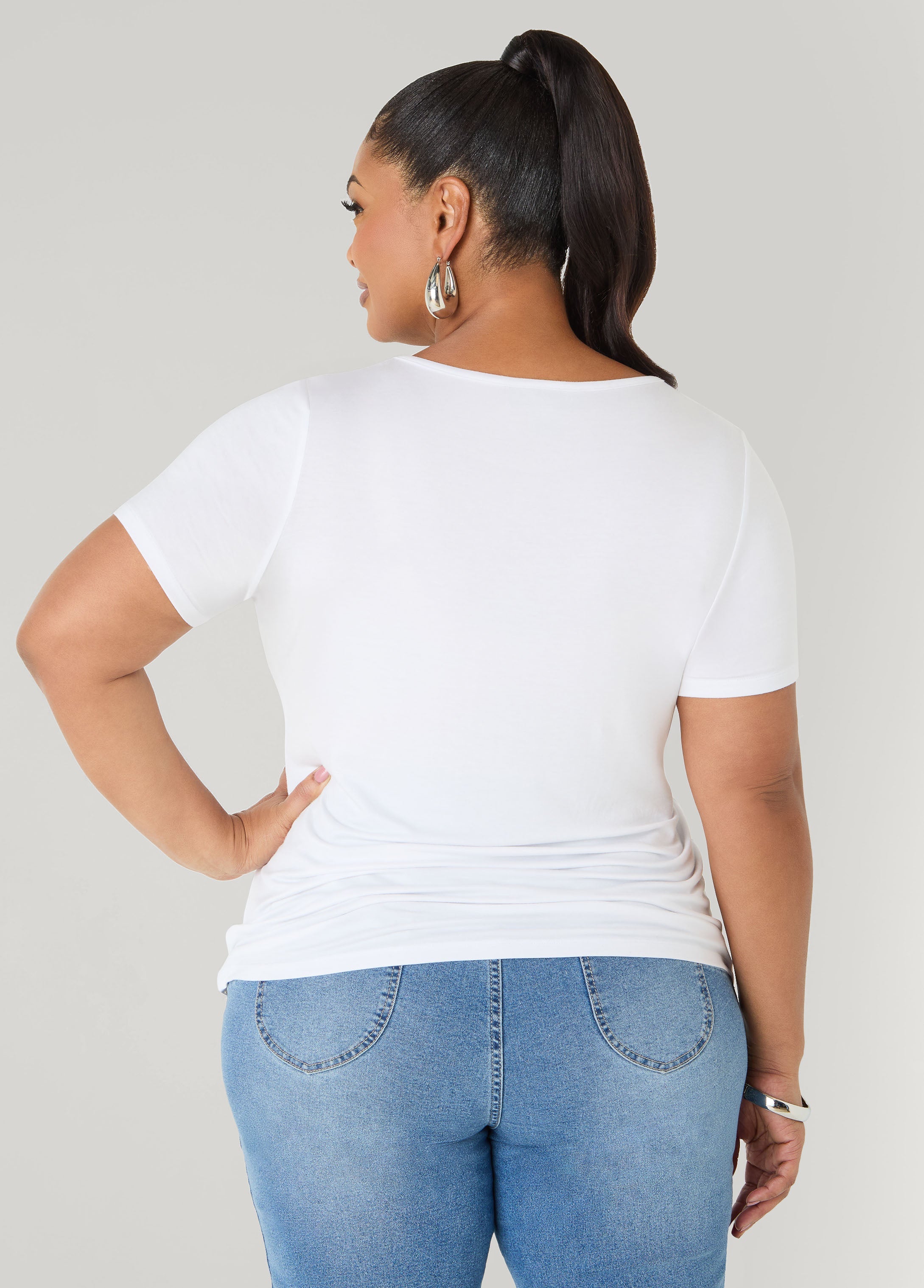 Basic Crewneck Jersey Tee