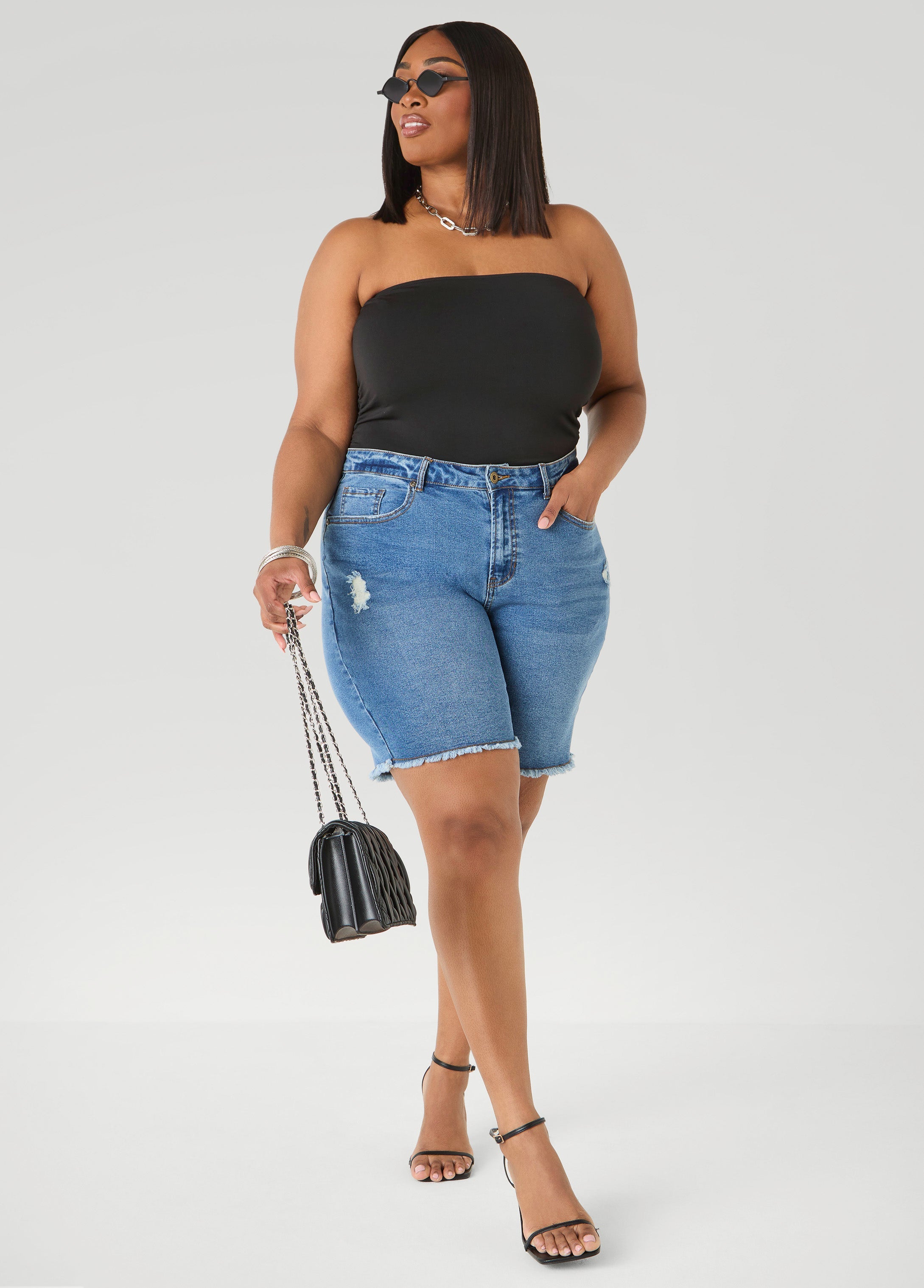 Ruched Tube Top