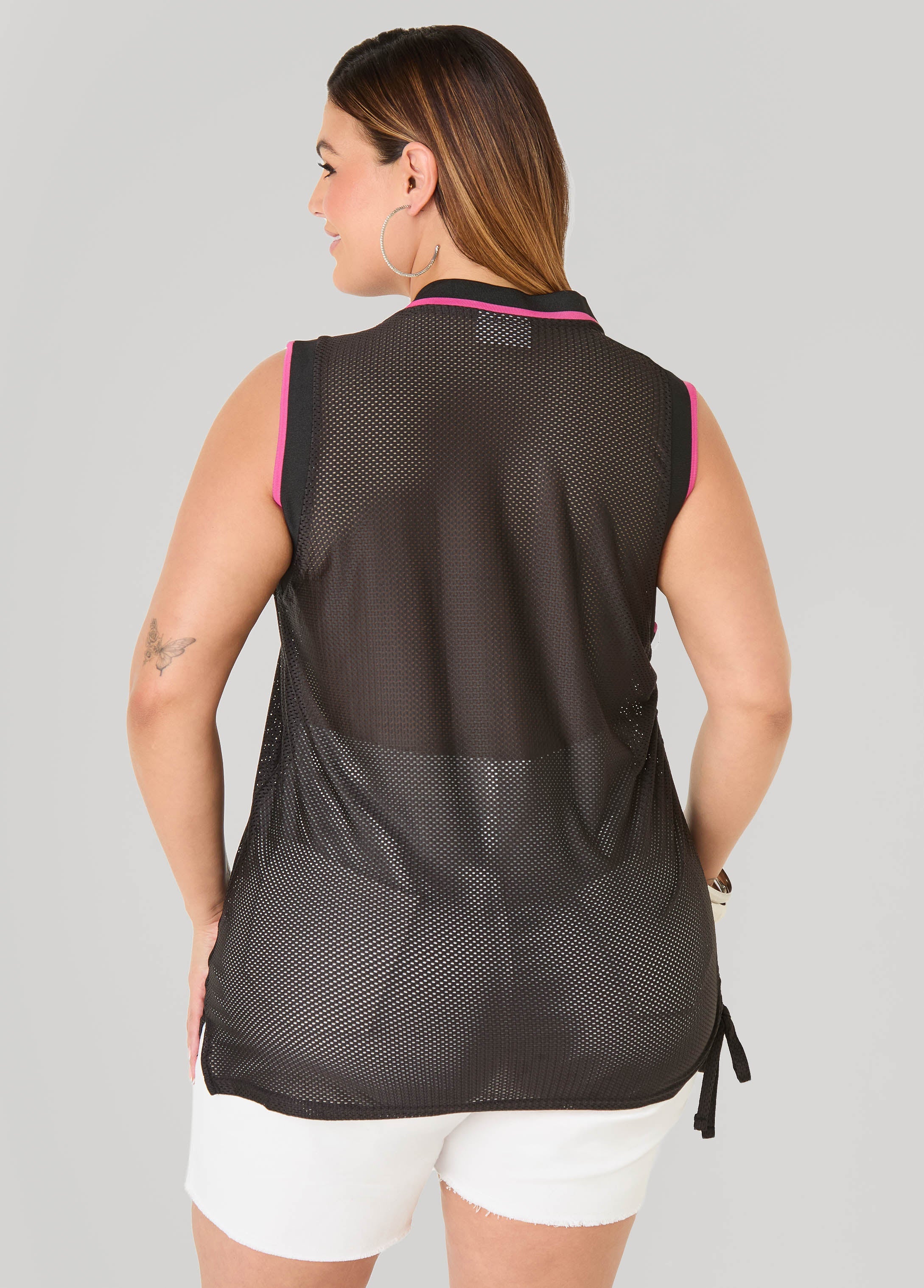 Drawstring Basketball Jersey