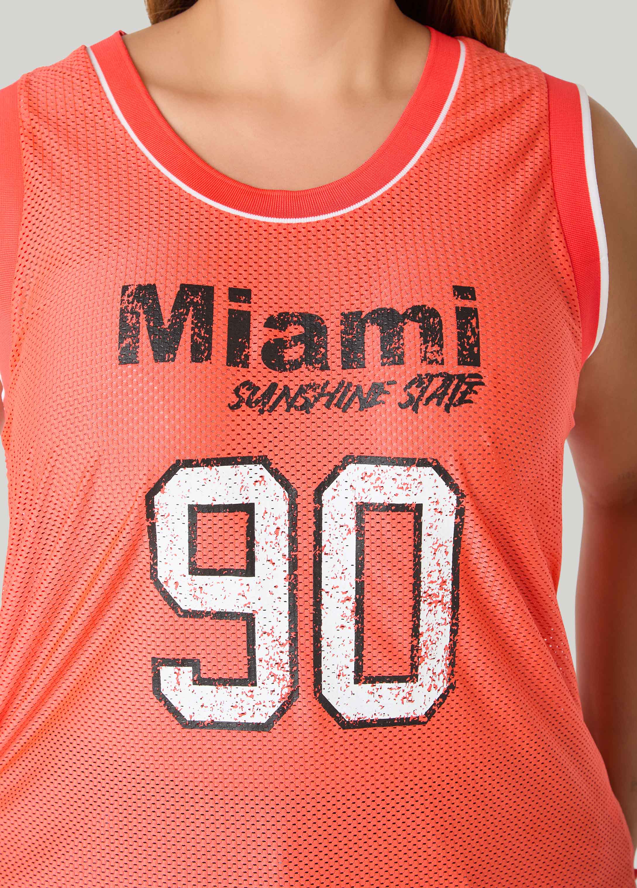 Drawstring Basketball Jersey