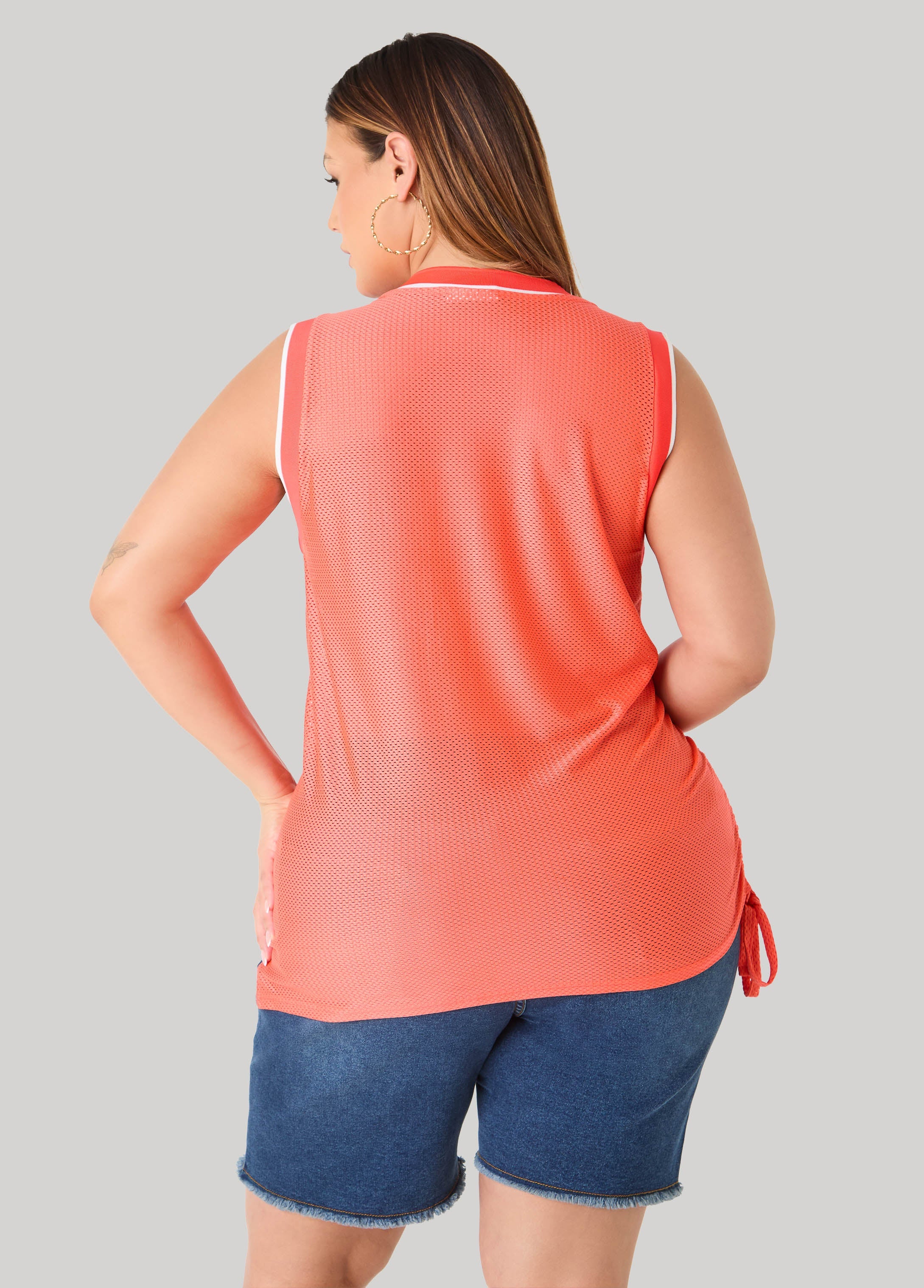 Drawstring Basketball Jersey