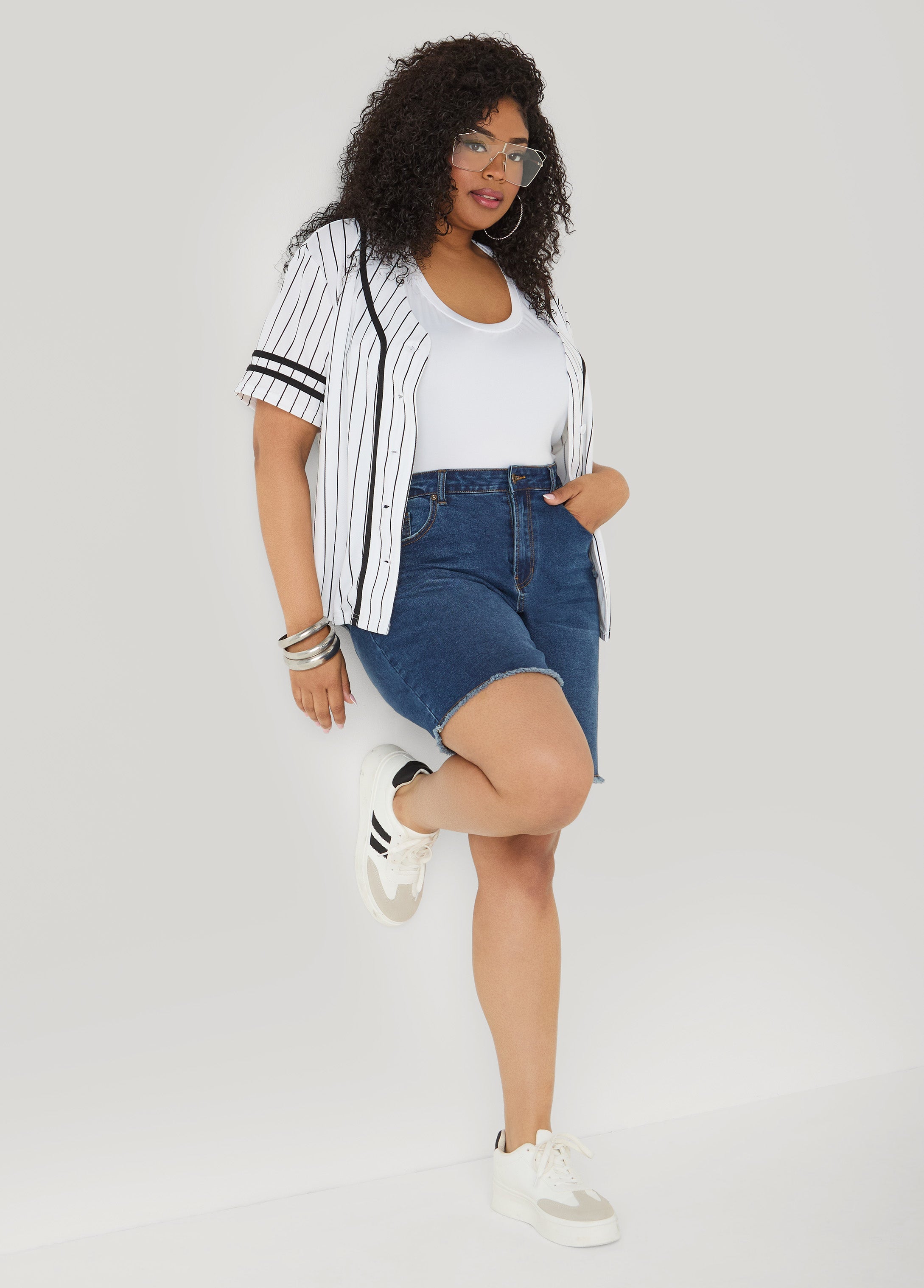 Striped Baseball Jersey