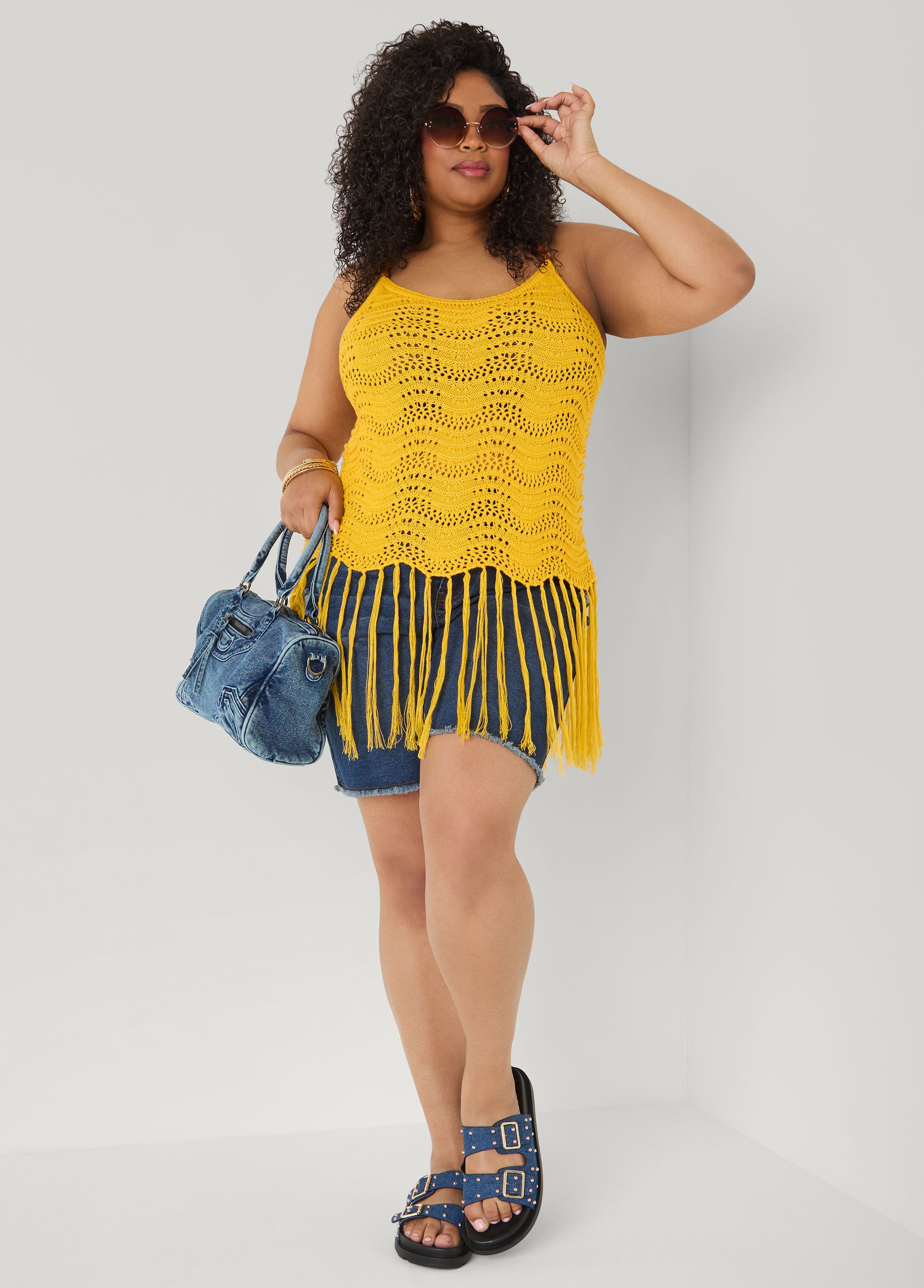 Beaded Crochet Top