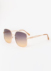 Rectangle Wire Sunglasses