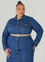 Crescent Buckle Pants Belt