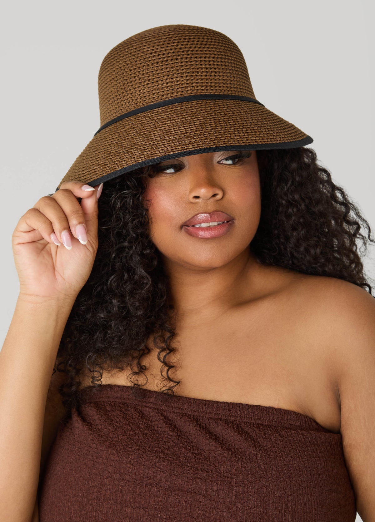 Woven Framer Hat