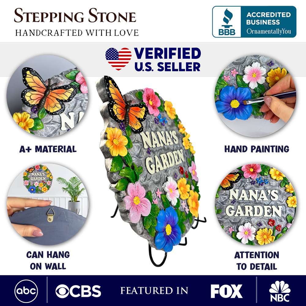 Nanas Garden Stepping Stone