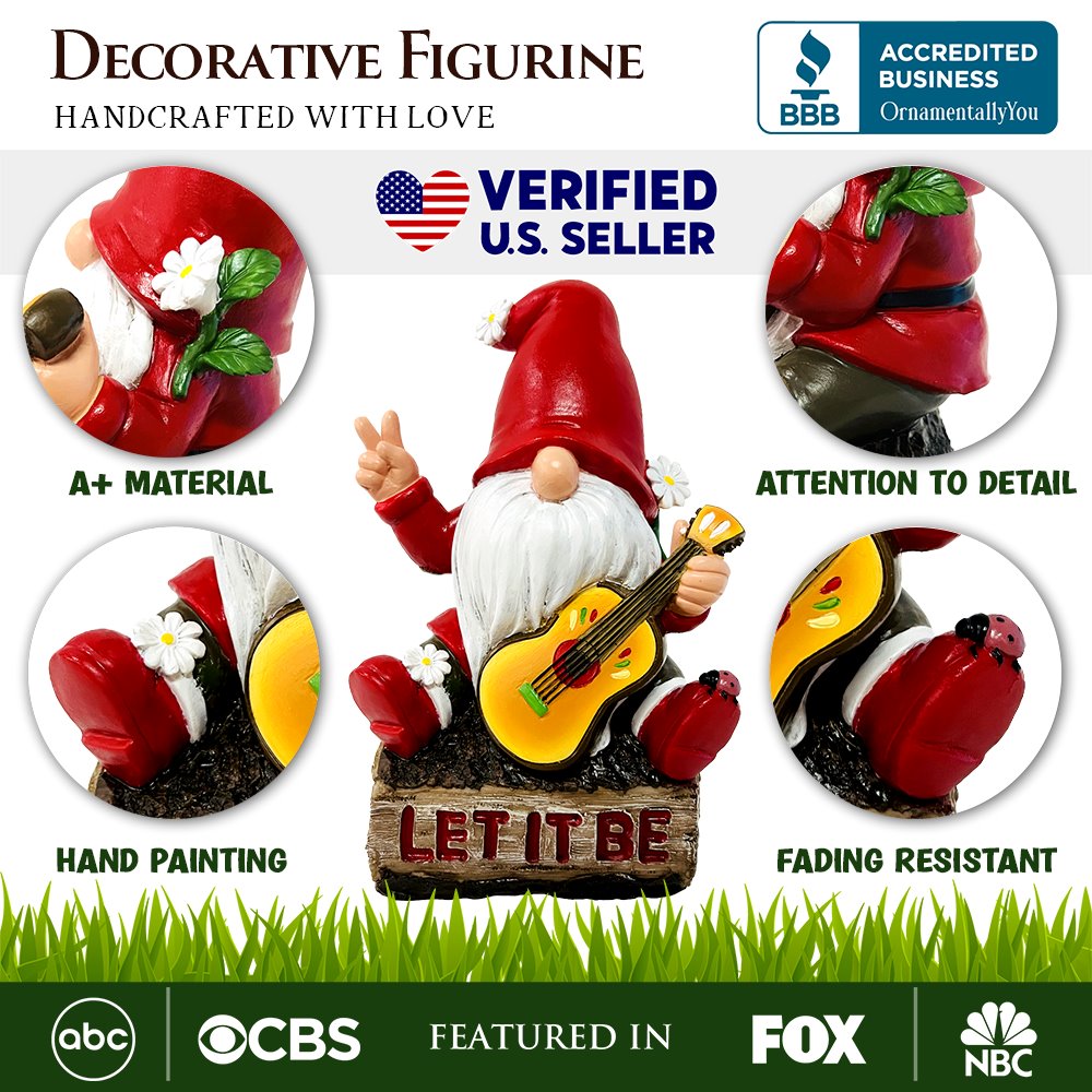 Hippy Gnome Figurine