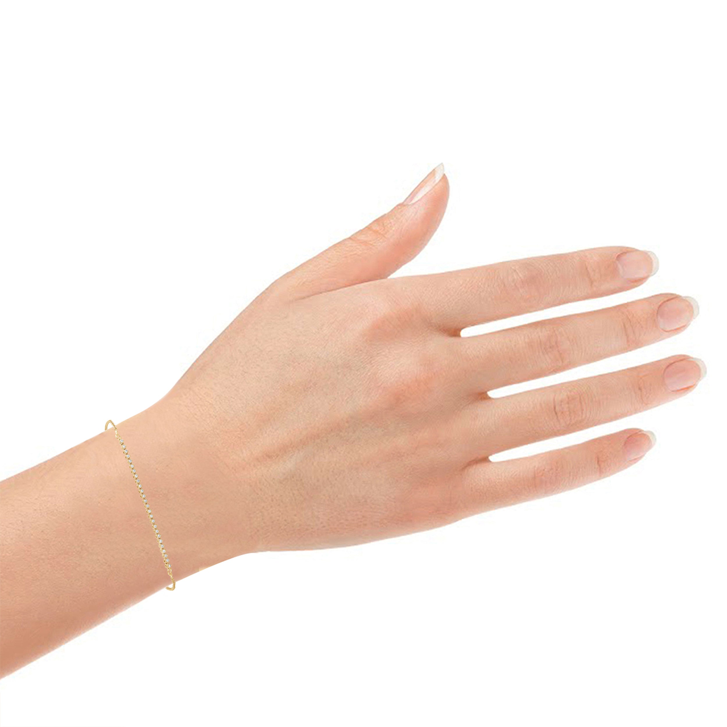 0.25 Carat Bolo Lab Grown Diamond Bracelet